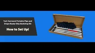 5'H Tech Surround Backdrop Kit | Compact, Portable & Event-Ready
