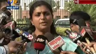 MLA Roja Press Meet over Supreme Court Hearing on Suspension Case
