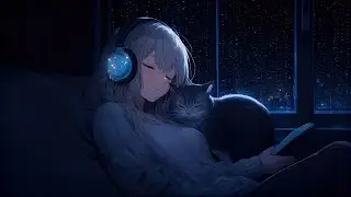 Insomnia Relief 🌙 Gentle Night Rain & Lullaby Piano to Calm the Nervous System and Sleep Deep