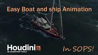 Easy Ship and Boat animation in Houdini Tutorial Part 1 Basic setup