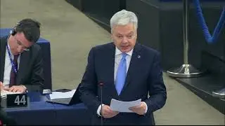 #EPlenary - Commissioner Reynders after the revelations around the murder of Daphne Caruana Galizia