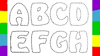 Abcd tracing for kids| ABCD TRACING AND COLOURING| Alphabet tracing| Abc tracing 