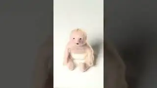 Exciting news! #babycomingsoon  #felting #wool #stopmotion #anime #art #animation #asmr