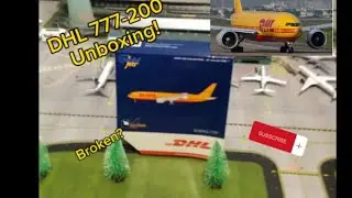 DHL 777-200F unboxing Gemini jets interactive series!