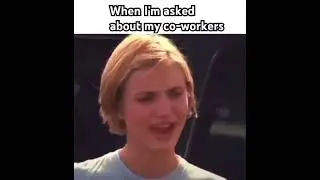 When asked about coworkers! #youtubeshorts #coworking #work #working #memes #funny #youtubeshorts
