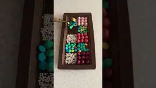 ASMR | Colorful chocolate bar 🍫🍬#asmr #shorts