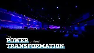 Environmental Projection Transforms This Church Into An Immersive Worship Experience