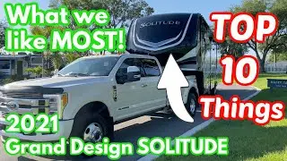TOP 10 Things we LOVE about the Grand Design Solitude 380 FL R | RV Life | RV Living