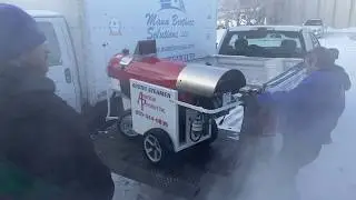 Mann Bros Arctic Steamer Demonstration
