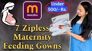 7 Maternity Wear | Feeding Dress | Maternity Feeding Dress | New Mom |Meesho Haul | Fashion #news 