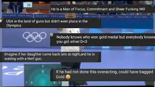 Reaction of people to the  viral Turkish man at Olympics