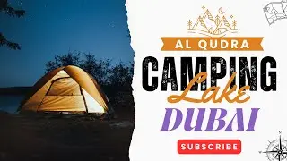 Al Qudra Lakes &ndash; where desert meets serenity 🌾🔥 #DubaiCampingSpots