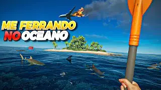 SOBREVIVENDO PELA PRIMEIRA VEZ EM STRANDED DEEP DEU RUIM J&Aacute; NO COME&Ccedil;O!