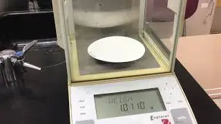 Massing of filter paper