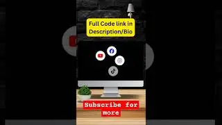 How to create circular-link-menu using #html and #css