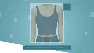 Women&rsquo;s Longline Sports Bra Wirefree Padded Medium Support Yoga Bras Gym Running Workout Tank Tops