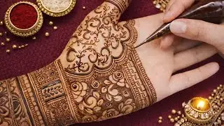Lotus mehndi designs  | full hand mehndi designs | latest mehndi #hennadesign #mehandi 