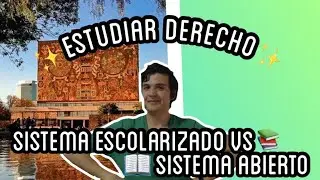 ESTUDIAR DERECHO EN SISTEMA ESCOLARIZADO VS SISTEMA ABIERTO | LA SECTA DE LOS LIBROS