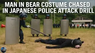 Man dons bear costume in Japanese Police animal attack drill | Now Trending News