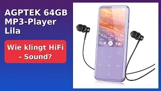 BEWERTUNG (2025): AGPTEK 64GB MP3-Player Lila. WESENTLICHE Einzelheiten