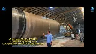FRP Tank Production Process by FRP Tank Filament Winding Machine