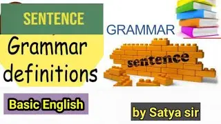 Sentence For all English Competitive Exams ll Grammar Descriptive ll by Satya sir #viral #grammar 