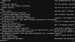 14 6 Firebase CLI & SDK Setup 1 2