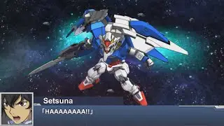 [ENG Sub]Super Robot Wars DD - 00 Raiser Attacks(SSR4) | スパロボDD - ダブルオーライザー 全武装