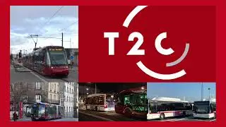 T2C COMPILE TRAJET SOUND 🔊EN TRAM T2C & BUS IRISBUS CREALIS & MAN LION'S CITY GNC LIGNE B🟦& LIGNE 10