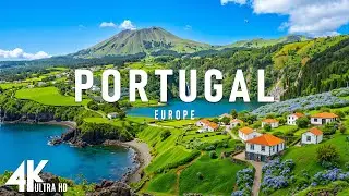 Portugal 4K - Atlantic Coastlines, Golden Cliffs & Southern European Calm | Relaxing Music