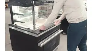 Retractable Glass - self help & assisted service display units