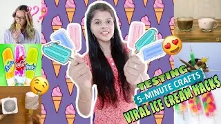 TESTING OUT VIRAL ICE CREAM HACKS by 5 minute crafts [TAMIL]