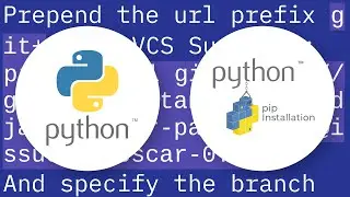 pip install from git repo branch