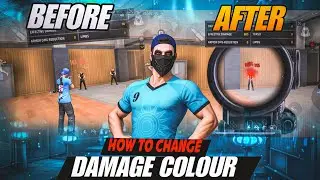 CHANGE YOUR DAMAGE COLOUR 💀🔥 | RED DAMAGE SECRET 🥶 | HOW TO CHANGE DAMAGE COLOUR IN FF ✅ | CLOUDYY