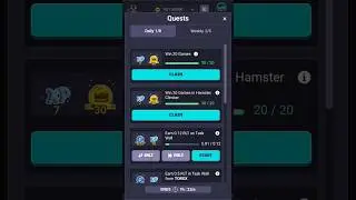 Hamster Climber level 6 to level 7 #rollercoin #rc #bitcoin #ethereum #btc #eth #btceth