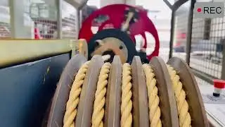 20-40mm Large Polypropylene Pp Ship Mooring Rope Cordage Making Machine Manufacturer