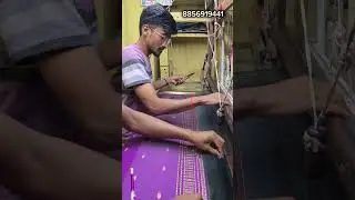 Wine Saree Making #paithani #traditional #manufacturing #handloom #art