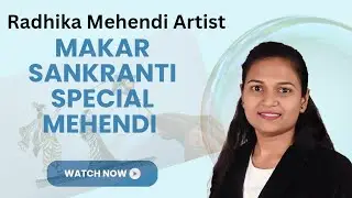 Makar Sankranti special Mehendi ❤️🌿🌸