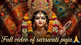 Full video of Saraswati Puja 🙏  karandeep singh vlogs 