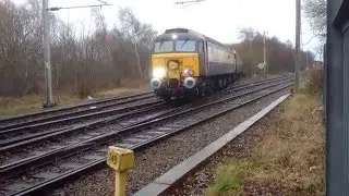 Class 57312 & 57307 northern belle 19 /12/2015