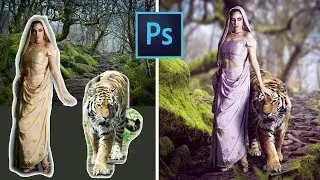 Tiger Women Photoshop Manipulation Tutorial