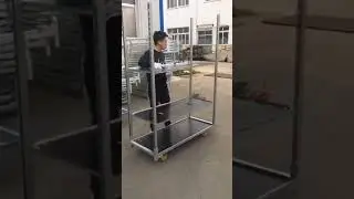 #trolley #custom  base:plywood,pvc,solid galvanized,wire mesh,expanded mental