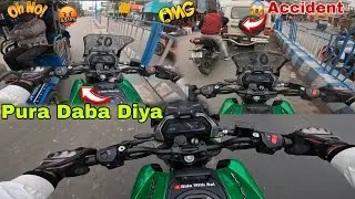 Accident Ho Gaya || Banda Na Pura Daba Diya 😡 || 2026 Ka first ride 
