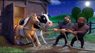 Животные из «Старого Макдональдса» украдены 😱 | Грустная фермерская ночь 🐄🐎