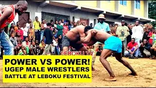 Power vs Power! Ugep Male Wrestlers Battle at Leboku Festival
