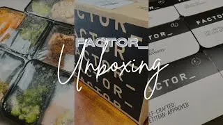 FACTOR UNBOXING | Our first box of Factor meals has arrived!