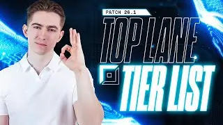 SEASON 16 TOP LANE TIER LIST