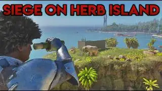 The Siege Of Herbivore Island | Ark Survival Ascended