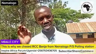This is why we chased RCC Banja from Namalogo P/S Polling station-Madoi Abdallah 
