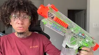 Распаковка моего гелевого бластера Hyper Glow Nightmare Xshot